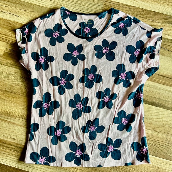 Kate Spade Pink and Blue Floral Pajama Set - Picture 3 of 5